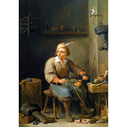 A Cobbler in his Workshop